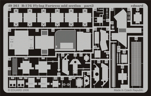 Eduard 49361 B-17G mid section 1/48 Revell – zdjęcie 2