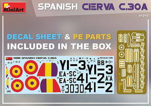 Miniart 41016 Spanish Cierva C.30A 1/35 – zdjęcie 5