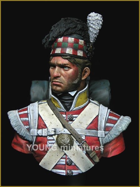Young Miniatures YH1826 The 92nd Gordon Highlanders Waterloo 1815 1/10 – zdjęcie 7