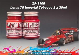 Zero Paints ZP-1106 Lotus 78 Imperial Tobacco Paint Set 2x30ml