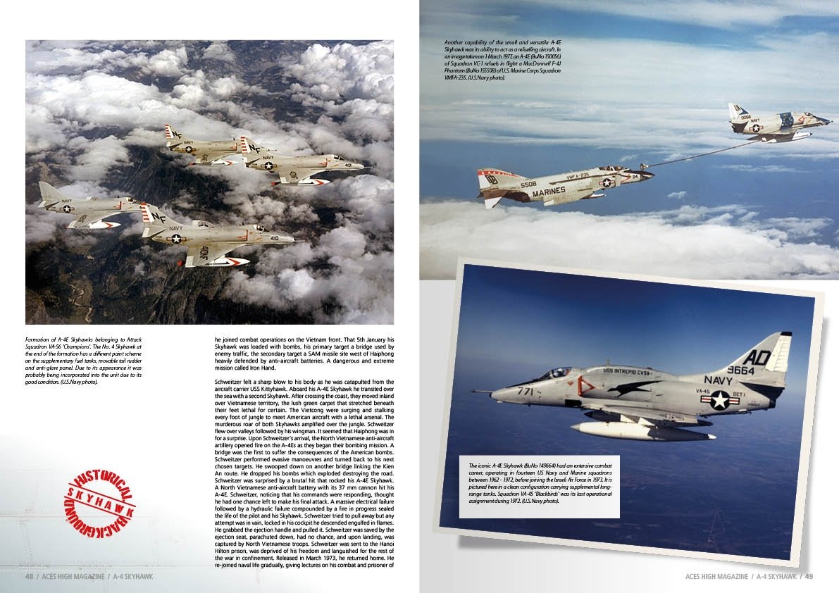 AK-Interactive AK2939 ACES HIGH MONOGRAPHIC SERIES: SKYHAWK (English / Spanish) – zdjęcie 5