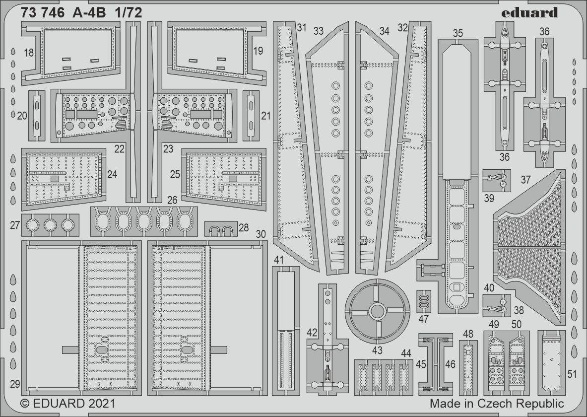 Eduard 73746 A-4B FUJIMI / HOBBY 2000 1/72