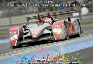 Zero Paints ZP-1116 Audi R8-R10 TDi Silver Le Mans Paint 60ml – zdjęcie 2