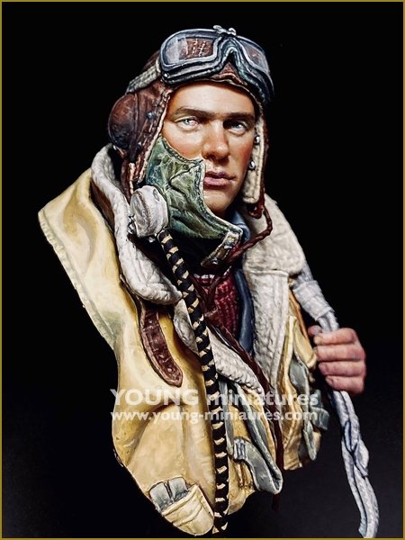 Young Miniatures YM1891 Battle of Britain RAF Pilot WWII 1/10 – zdjęcie 3