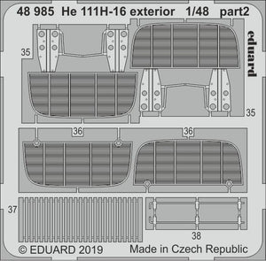 Eduard 48985 He 111H-16 exterior 1/48 ICM – zdjęcie 2