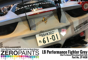 Zero Paints ZP-1438 - LB Performance Zero Fighter (Combat Style) Grey Paint (LB Works Ferrari 458, Lamborghini Aventador, Murciéelago) 60ml – zdjęcie 5