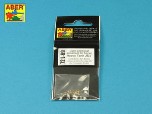 Aber 72L-69 Light additional armament for Soviet tank JS-7 1/72 – zdjęcie 9