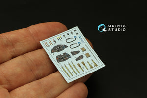Quinta Studio QD72083 Me 163 3D-Printed &amp;amp; coloured Interior on decal paper (Academy) 1/72 – zdjęcie 5
