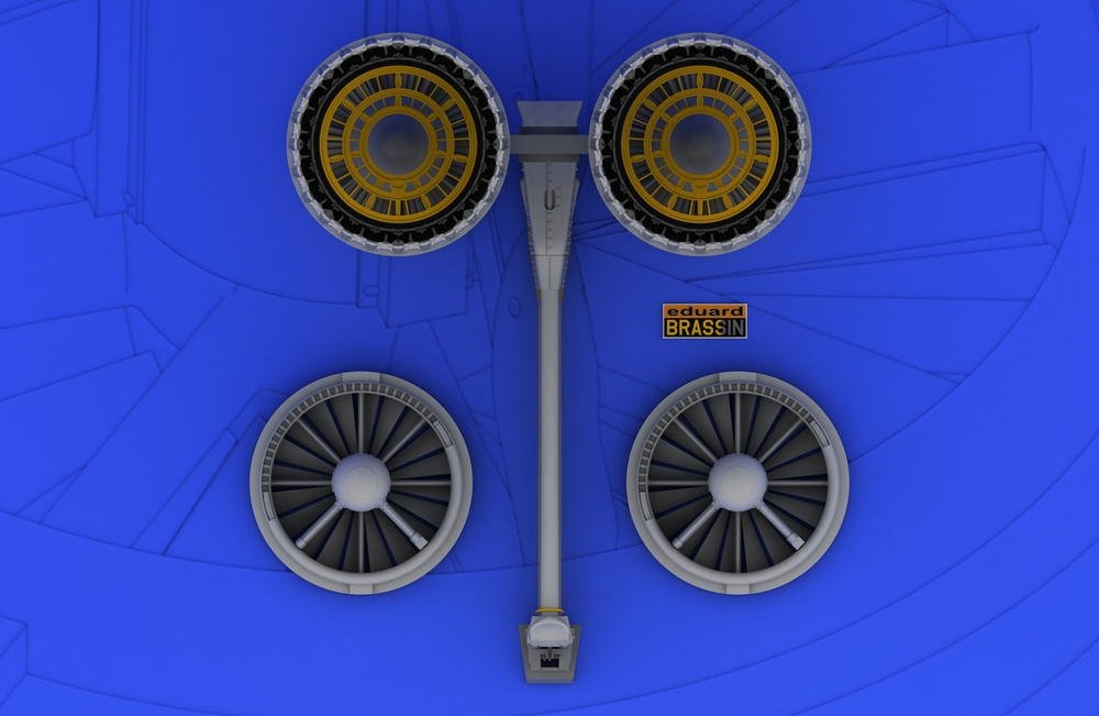 Eduard 632008 F-4 exhaust nozzles USAF early 1/32 (Tamiya) – zdjęcie 4