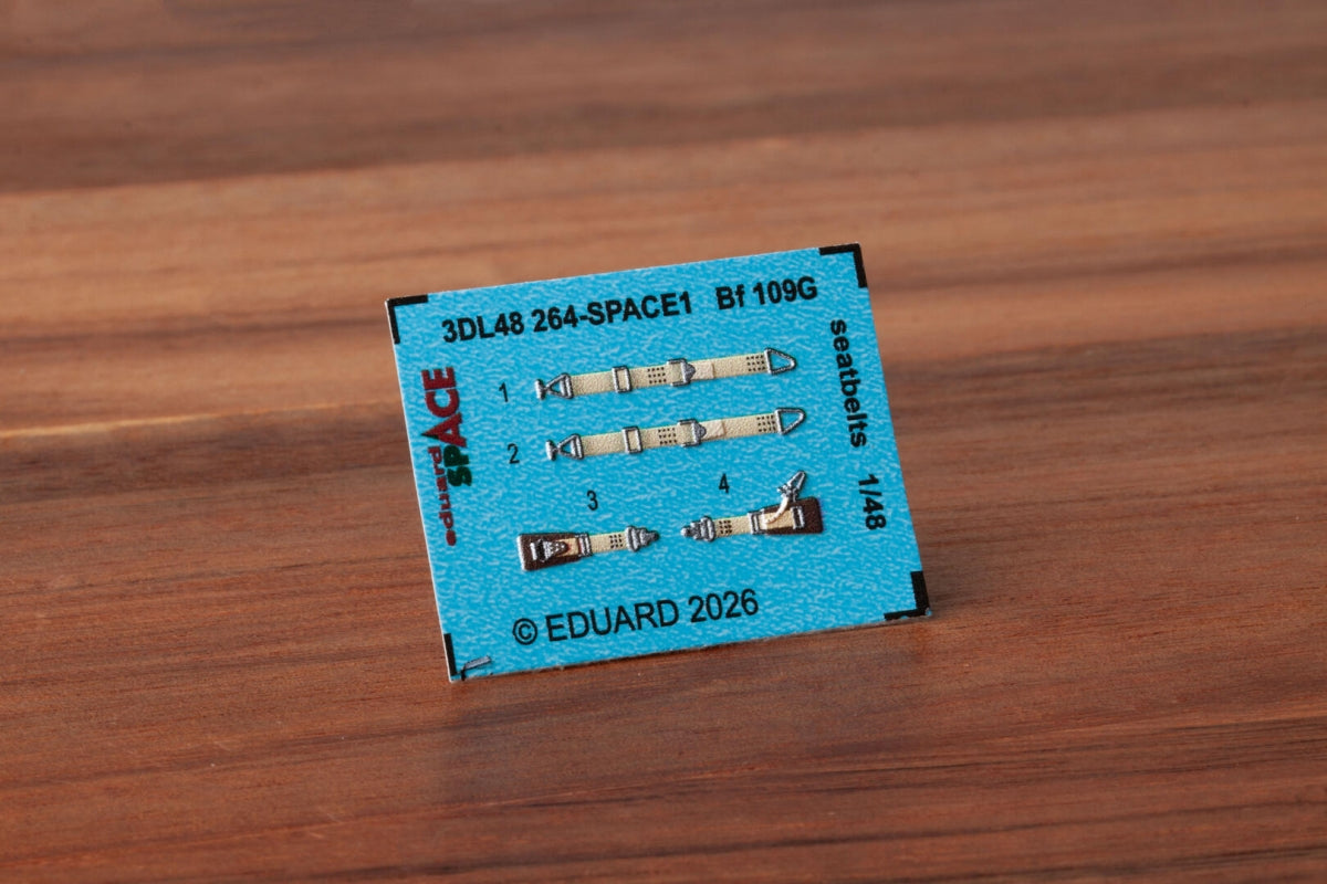Eduard 3DL48264 Bf 109G seatbelts SPACE for 1/48