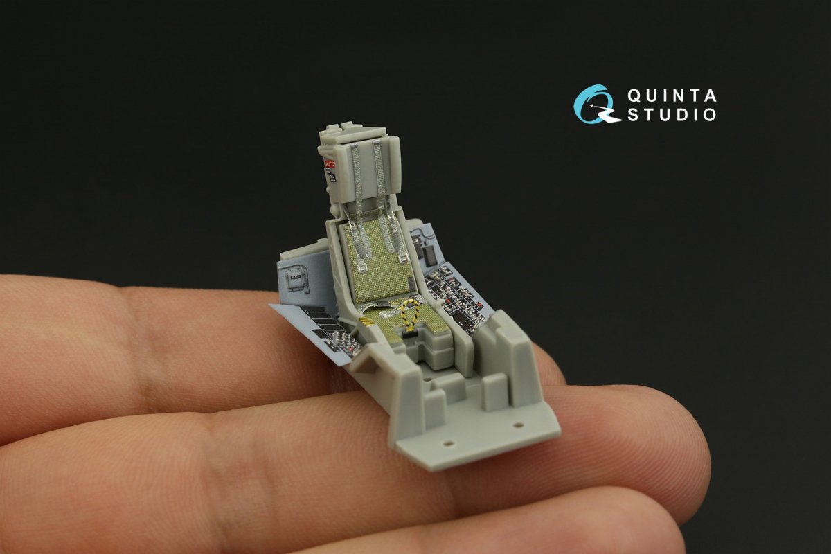 Quinta Studio QD48279 F/A-18C early 3D-Printed &amp;amp; coloured Interior on decal paper (HobbyBoss) 1/48 – zdjęcie 9