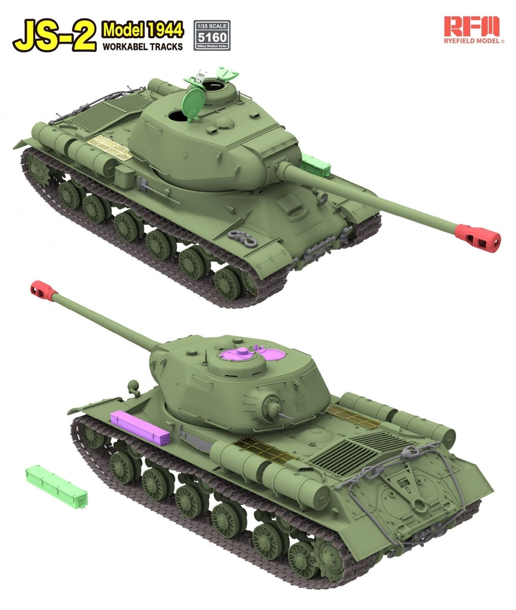 Rye Field Model 5160 JS-2 with Upgrades Announced 1/35