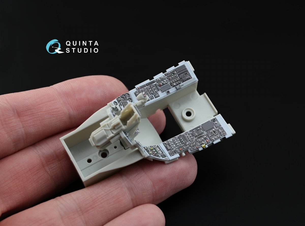 Quinta Studio QDS-32003 F-16C 3D-Printed &amp;amp; coloured Interior on decal paper ( Tamiya ) (small version) 1/32 – zdjęcie 5