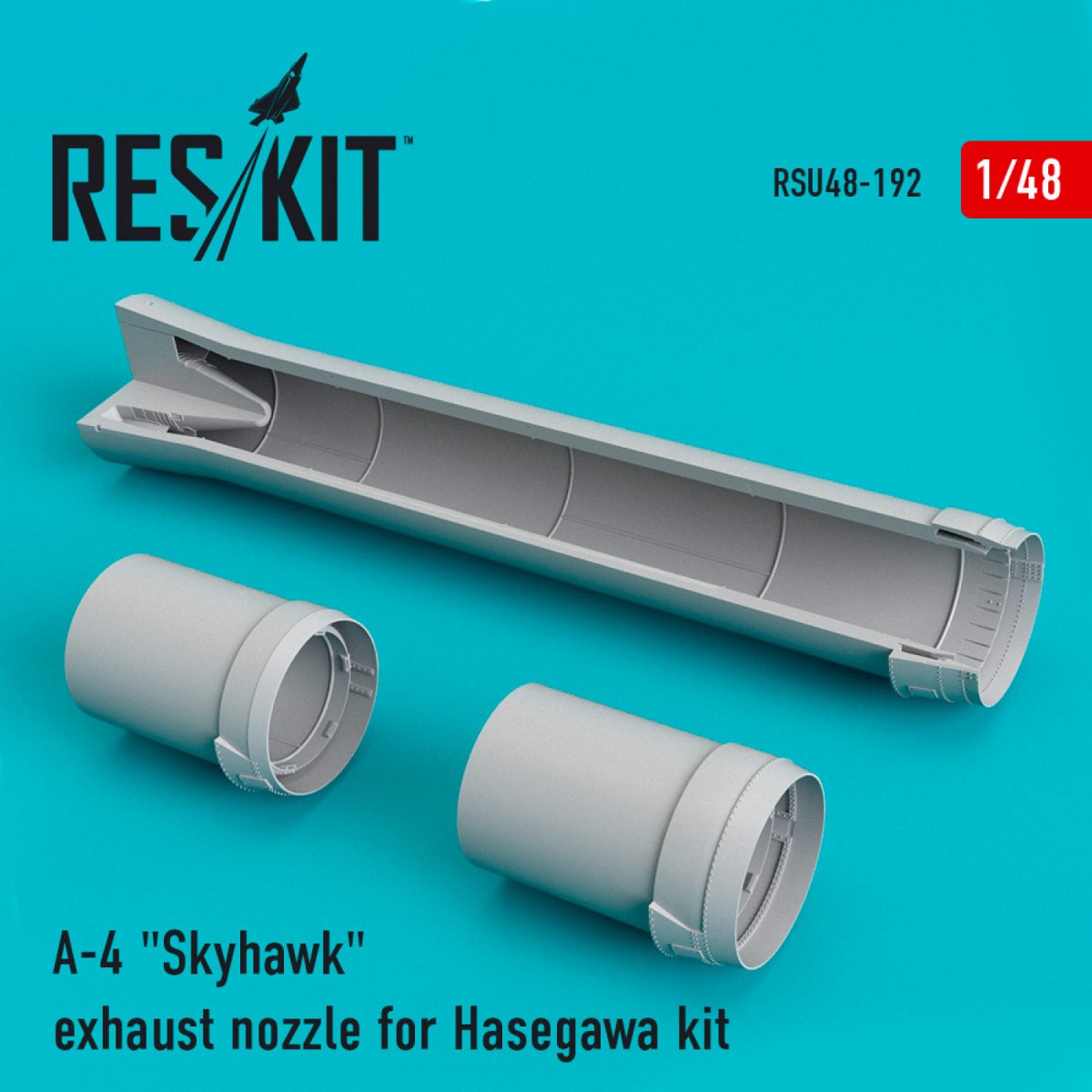 RESKIT RSU48-0192 A-4 « SKYHAWK » TUYAU D'ÉCHAPPEMENT POUR MAQUETTE HASEGAWA 1/48