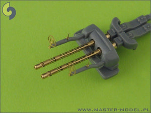 Master AM-32-026 German aircraft machine gun MG 81and MG 81Z - turned barrels and etched sights (2pcs) 1/32 – image 2
