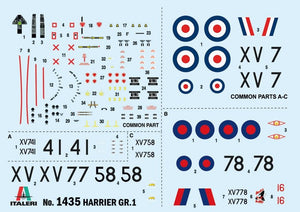 Italeri 1435 HARRIER GR.1 Transatlantic Air Race 50th 1/72 – zdjęcie 2