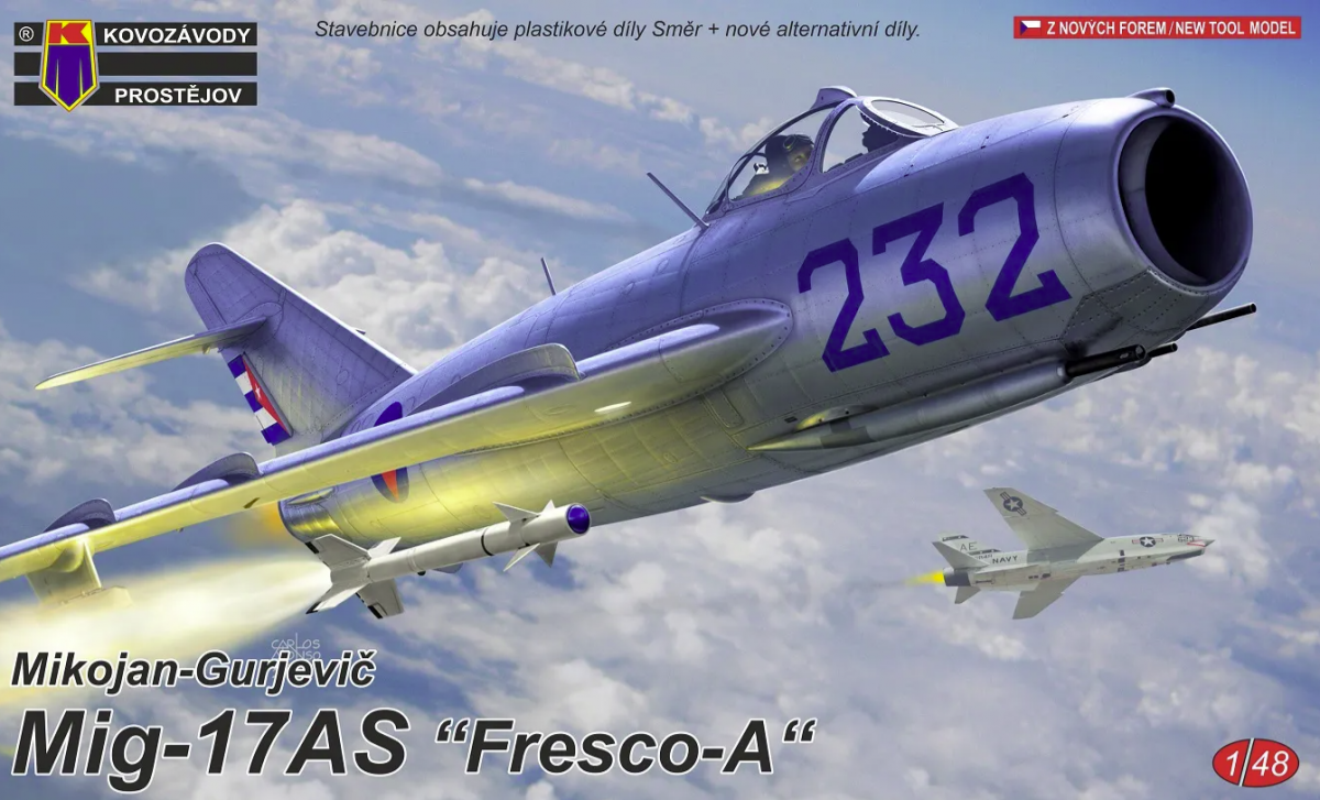 Kovozavody Prostejov KPM4825 MiG-17AS &amp;quot;Fresco-A&amp;quot; 1/48