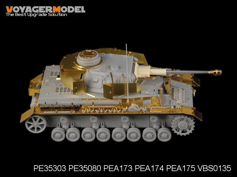 Voyager Model PE35303 WWII German Panzer.IV Ausf.D mit 75mm Kw.K.40 L/43 basic For DRAGON 6330 1/35 – zdjęcie 3