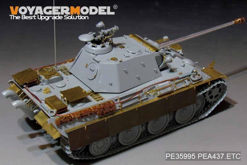 Voyager Model PEA437 WWII German Panther G/Jagdpanther G2 AntiAircraft Armor Patten1 (GP) 1/35 – zdjęcie 4