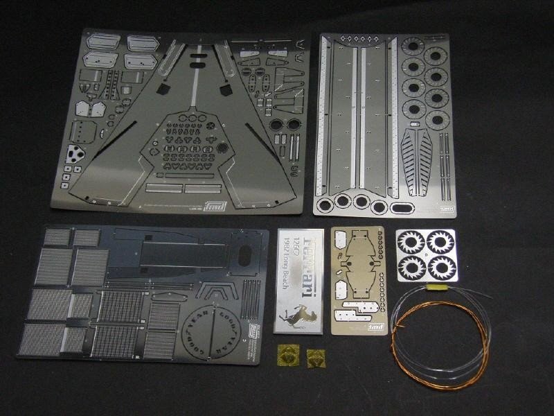 KA Models FE-20004 FERRARI 126C2 (LONG BEACH) PERFECT PARTS SET Fujimi 1/20 – zdjęcie 3
