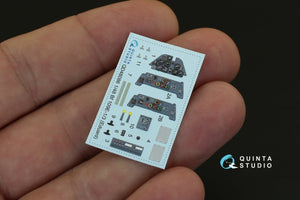 Quinta Studio QD48086 Bf 109E-1/E-3 3D-Printed &amp;amp; coloured Interior on decal paper (for Eduard kit) 1/48 – zdjęcie 4