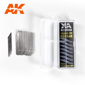 AK Interactive AK9011B CUTTER 20 SPARE BLADES – zdjęcie 3