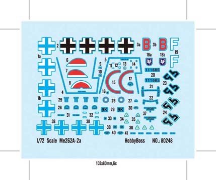 Hobby Boss 80248 Me262 A-2a Bomber 1/72 – image 3