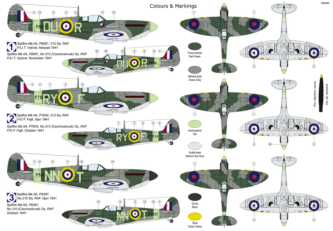 Kovozavody Prostejov KPM0304 Spitfire Mk.IIa „Far from Home“ 1/72 – zdjęcie 2