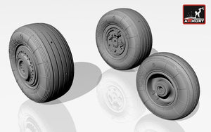 Armory Models AW32003 Sukhoj Su-25 Frogfoot wheels 1/32 – zdjęcie 3