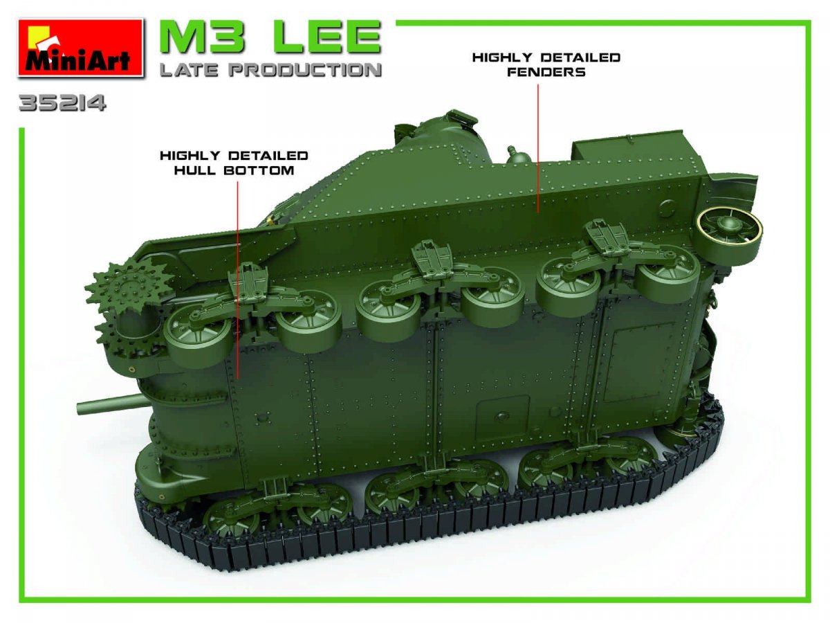 MiniArt 35214 M3 LEE LATE PROD 1/35 – immagine 3