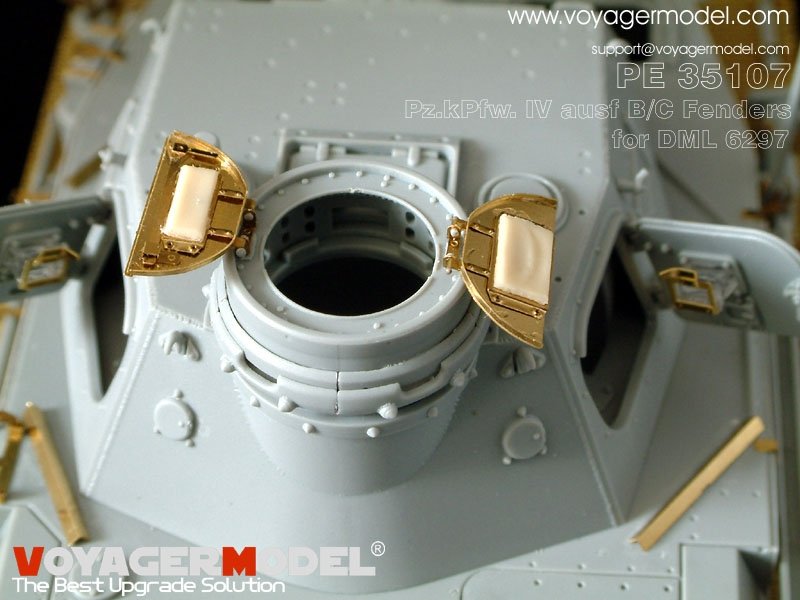Voyager Model PE35107 Pz.kPfw. IV Ausf B/C (For DRAGON 6297) 1/35 – zdjęcie 4