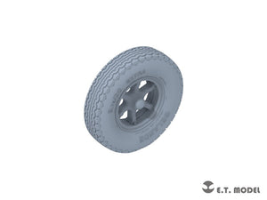 E.T. Model P35-134 WWII German Sd.Kfz.7(8t) Sagged Front Wheels &amp;amp; Spare Wheel Type.3 for Dragon / Trumpeter kit 1/35 – zdjęcie 2