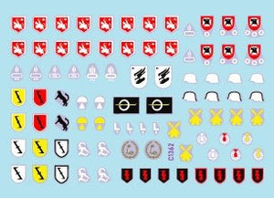 Star Decals 35-C1362 StuG-Abt 4 Generic insignia and unit markings for the Sturmgeschutz units 1/35 – zdjęcie 2