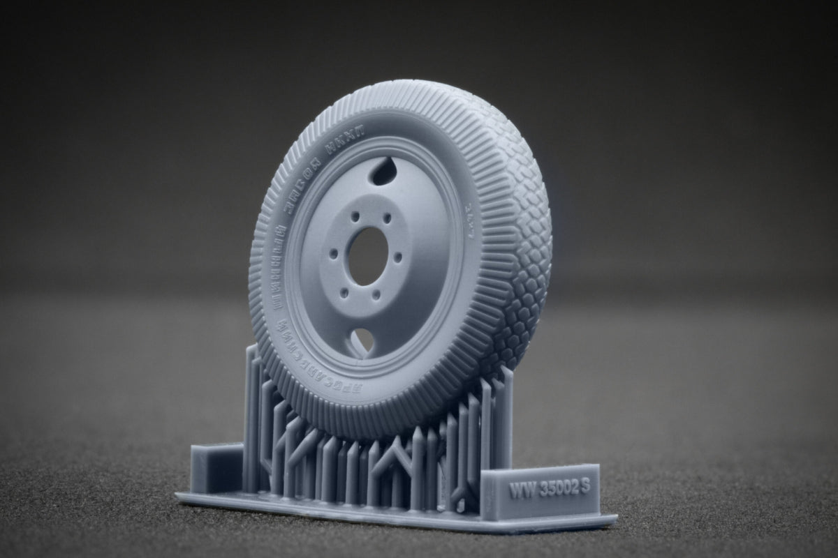 ScaleX WW 35002S ZIS-5 Sagged wheel set (for HobbyBoss) 1/35
