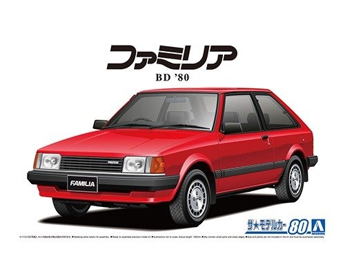 Aoshima 06271 Mazda BD Familia XG &amp;#39;80 1/24