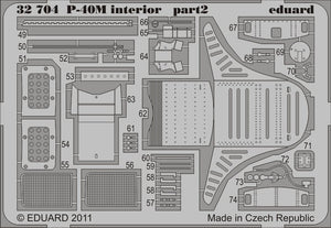Eduard 32704 P-40M interior S. A. 1/32 Hasegawa – zdjęcie 2