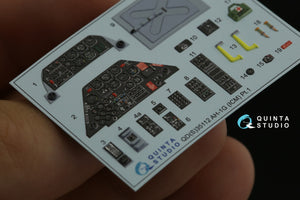 Quinta Studio QD35112 AH-1G Cobra 3D-Printed &amp;amp; colored Interior on decal paper (ICM) 1/35 – image 7