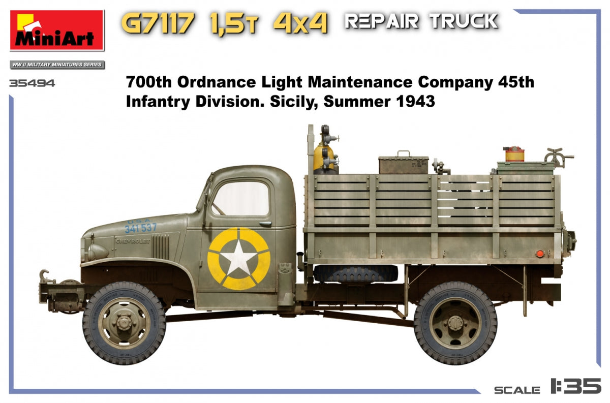 MiniArt 35494 G7117 1,5T 4x4 Repair Truck 1/35 – zdjęcie 8