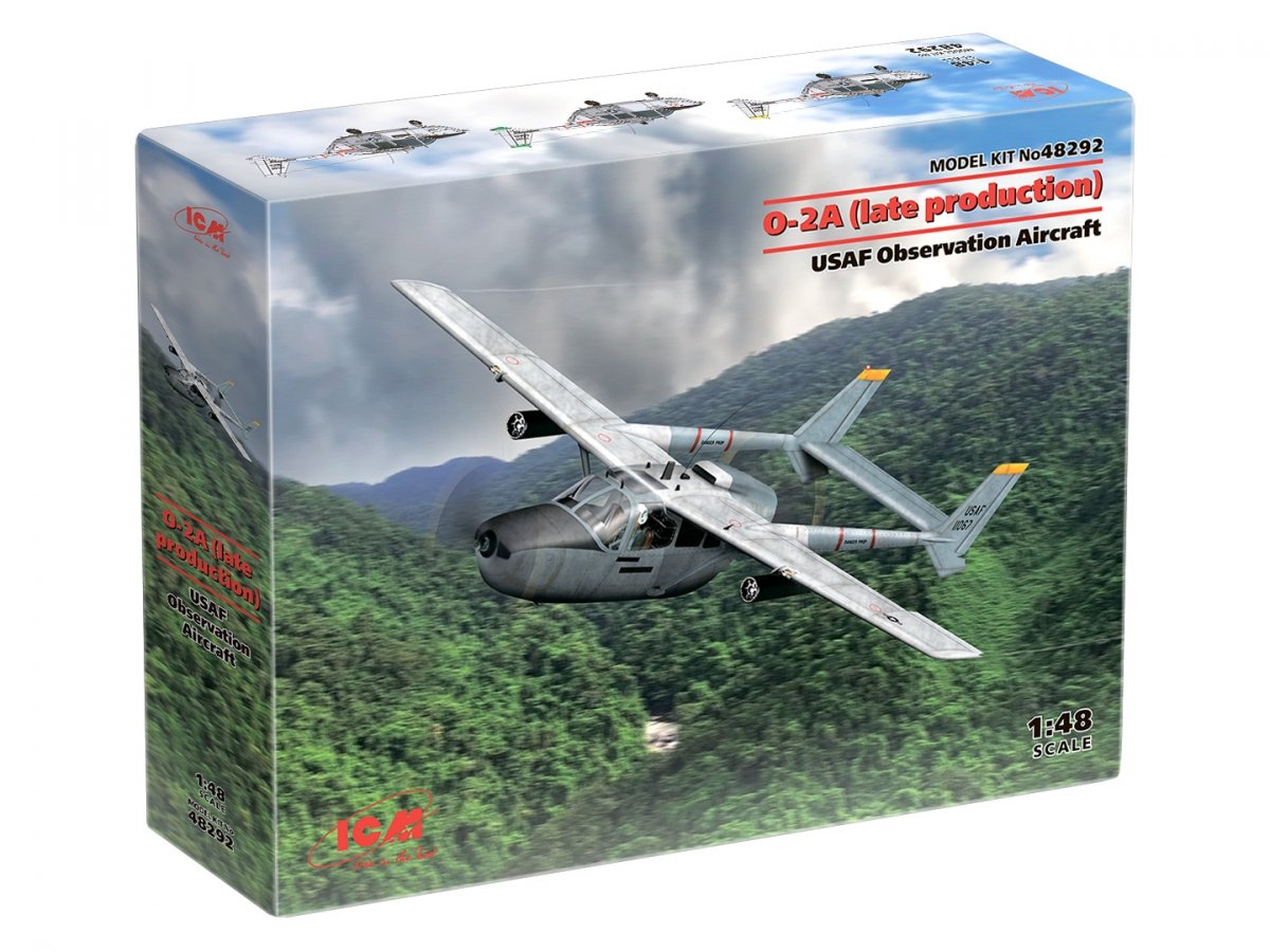 ICM 48292 O-2A (late production) USAF Observation Aircraft 1/48 – image 2