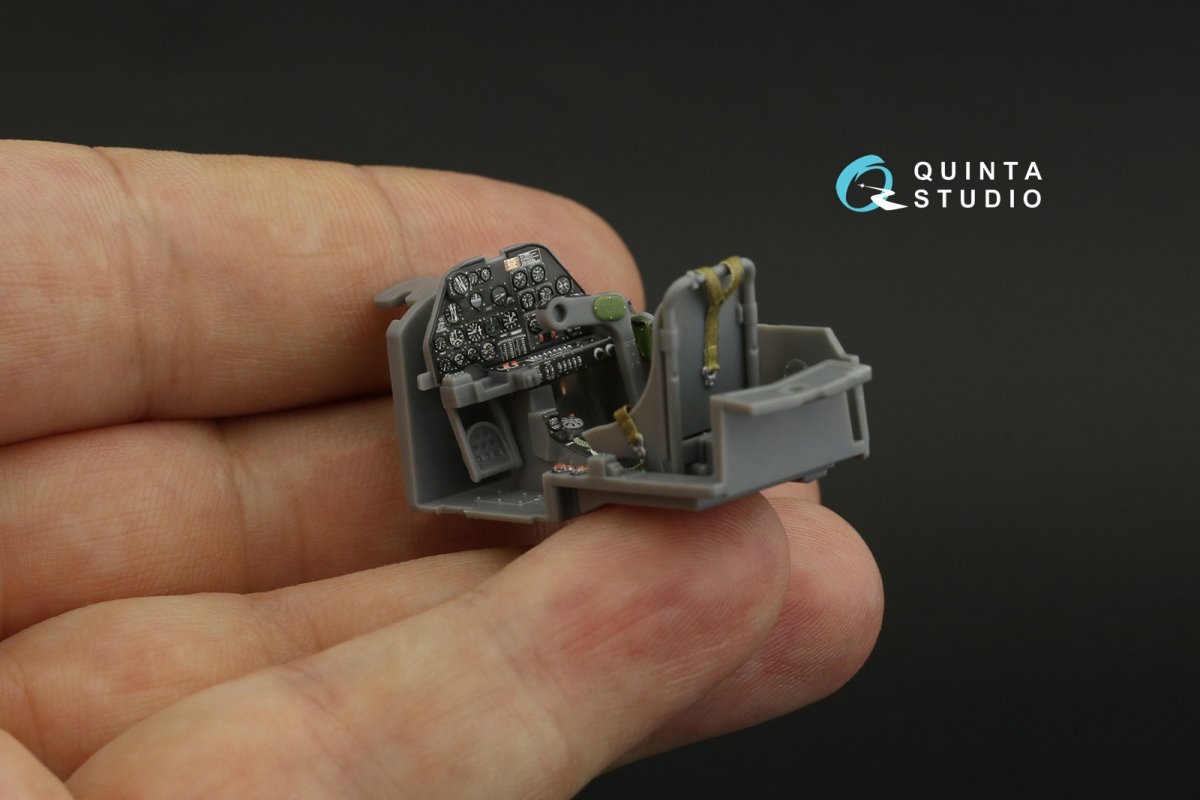 Quinta Studio QD48327 P-38J 3D-Printed &amp;amp; coloured Interior on decal paper (Tamiya) 1/48 – zdjęcie 11