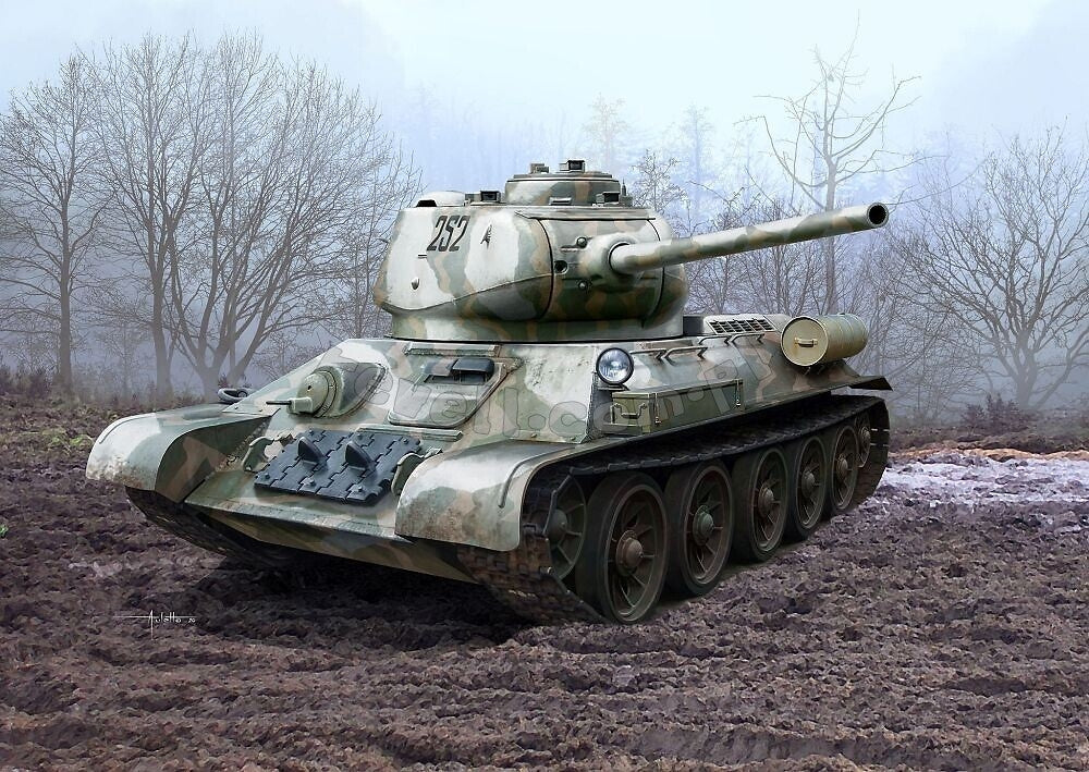 Revell 63319 T-34/85 Model Set 1/35 – zdjęcie 2