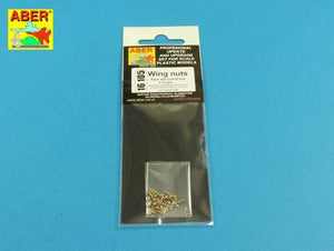 Aber 16105 Wing nuts with turned bolt x 12 pcs. 1/16 – zdjęcie 4