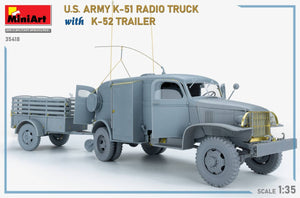 MiniArt 35418 US ARMY K-51 RADIO TRUCK WITH K-52 TRAILER. INTERIOR KIT 1/35 – zdjęcie 18