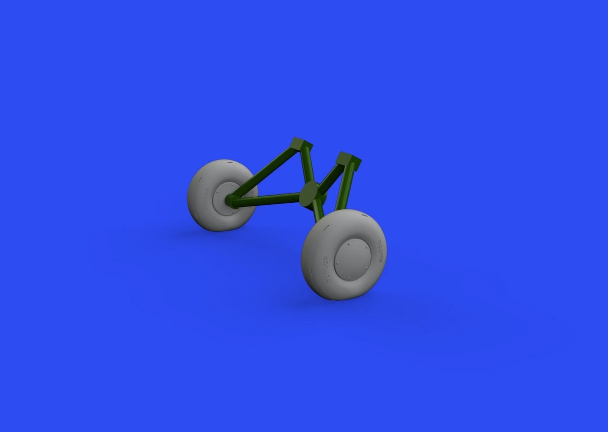 Eduard 632179 DH.82A Tiger Moth wheels ICM 1/32 – zdjęcie 2