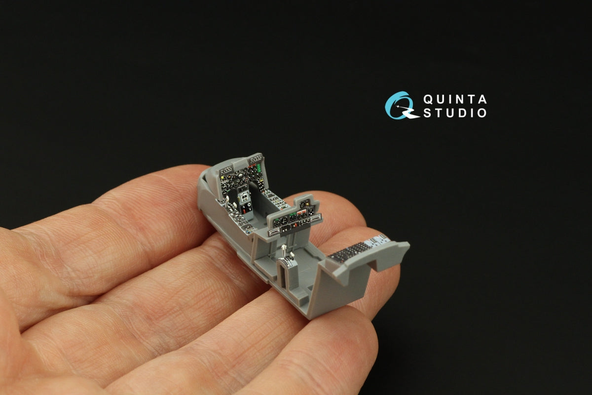Intérieur imprimé en 3D et coloré sur papier décalcomanie Quinta Studio QD72107 OV-10A Bronco (ICM) 1/72  – image 10