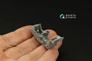 Intérieur imprimé en 3D et coloré sur papier décalcomanie Quinta Studio QD72107 OV-10A Bronco (ICM) 1/72  – image 10
