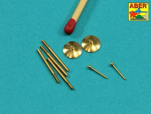 Aber 16028 Useful parts for the early versions of the Tiger I tank / Pożyteczne części do czołgu Tiger I wczesnych wersji 1/16