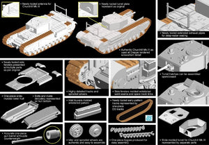 Dragon 7510 Churchill Mk.III (Dieppe 1942) 1/72 – zdjęcie 2
