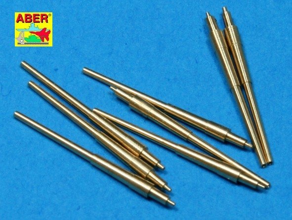 Aber 1/700L-14 Set of 8 pcs 380 mm barrels for ships: Bismarck, Tirpitz 1/700