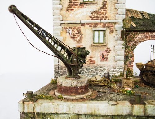 RT-Diorama 35308 Diorama Base: &amp;quot;Marne River Port&amp;quot; WWI 1/35 – image 4